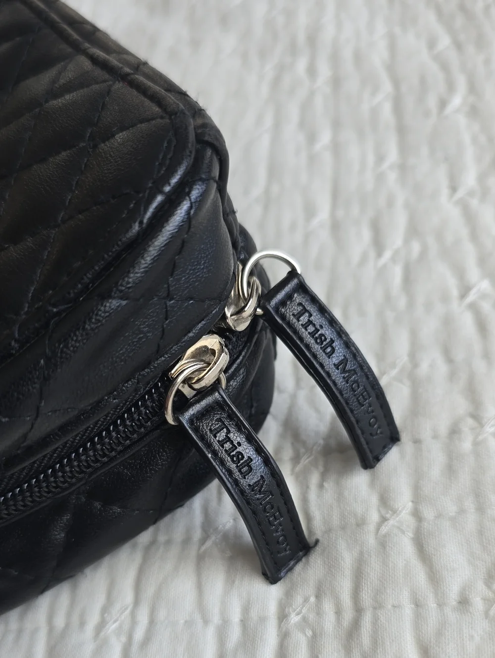 Trish McEvoy Black Quilted Makeup Planner (Small)